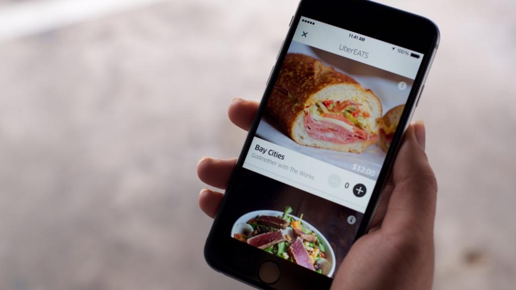 Uber стартира самостоятелни доставки на храна