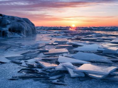 Най-красивите ледени пейзажи на земята