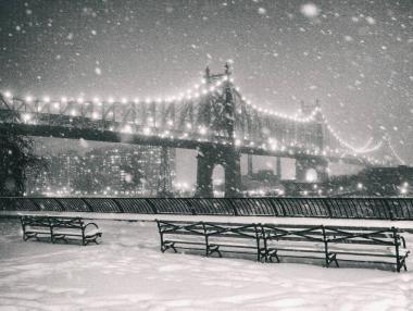 Снежната буря в САЩ - опасна, но красива