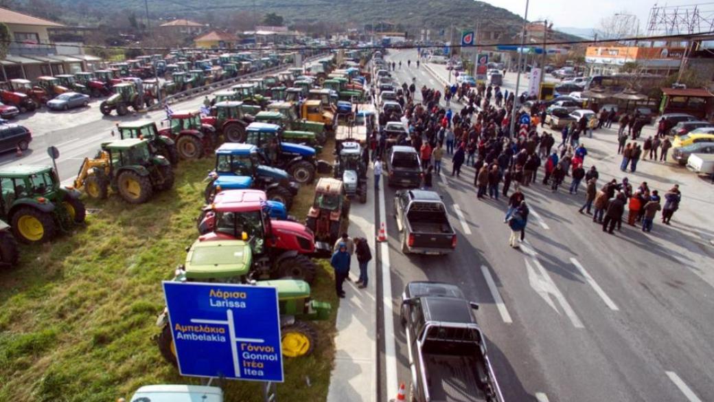 Гръцките фермери плашат с безсрочна блокада на границите