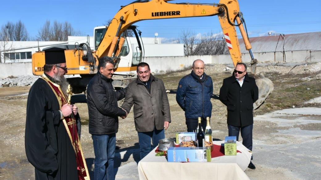 Строят нов завод за строителни смеси край Пловдив
