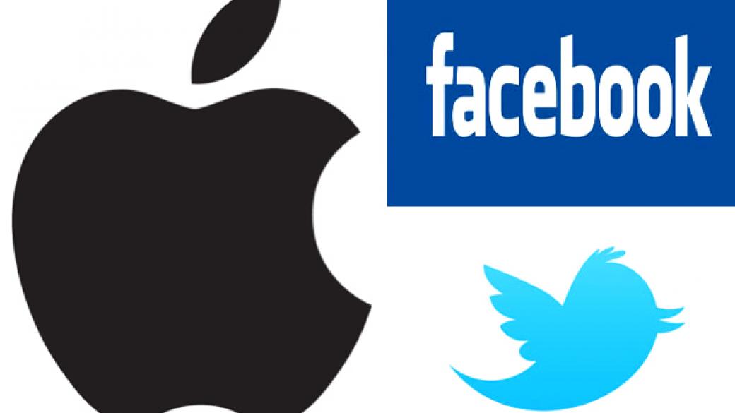 Facebook и Twitter подкрепиха Apple срещу ФБР