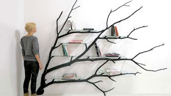 Красиви мебели от счупени клони