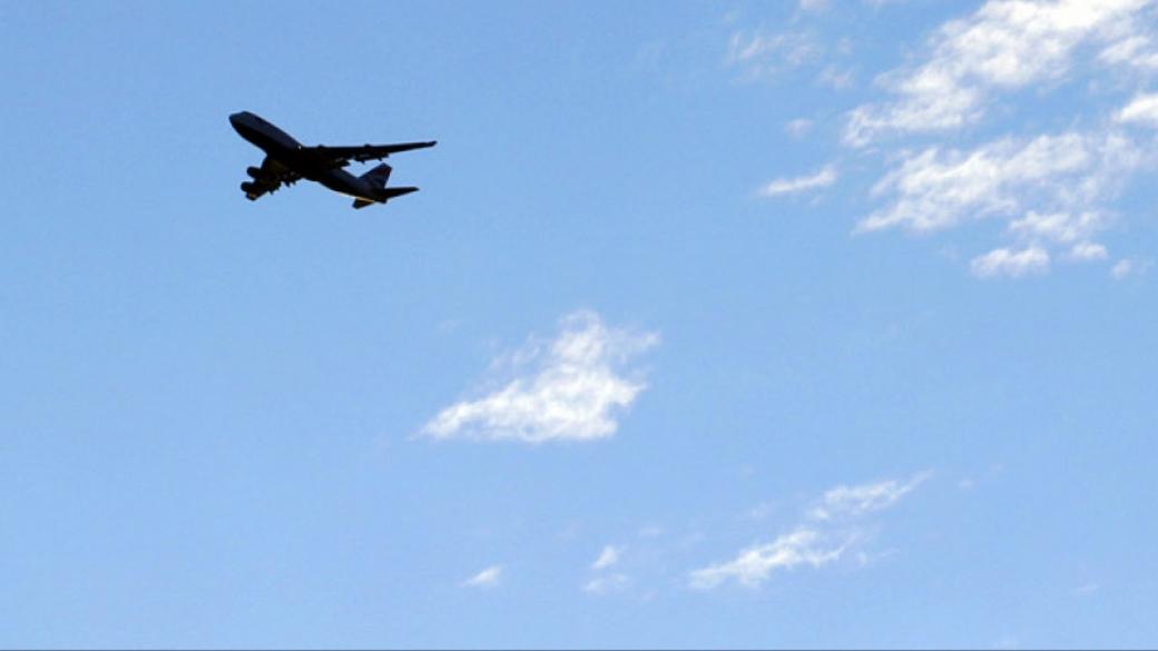 Заплаха за бомба в самолет, прелитащ над България