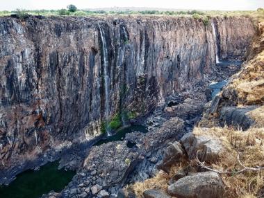 Водопадът Виктория пресъхна