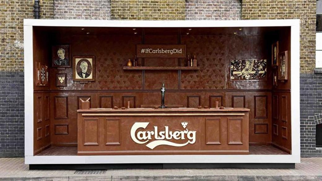 Направиха бар от шоколад в Лондон