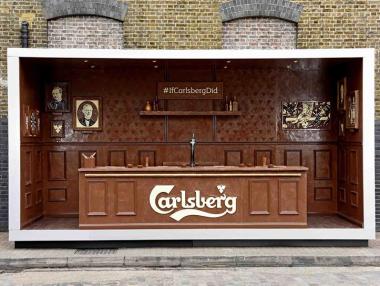 Направиха бар от шоколад в Лондон