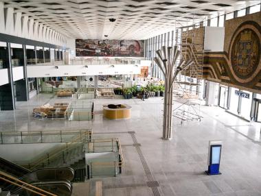 Обновената Централна жп гара в София