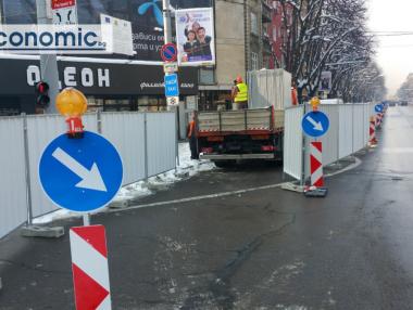 Нови забрани за паркиране заради строежа на метрото