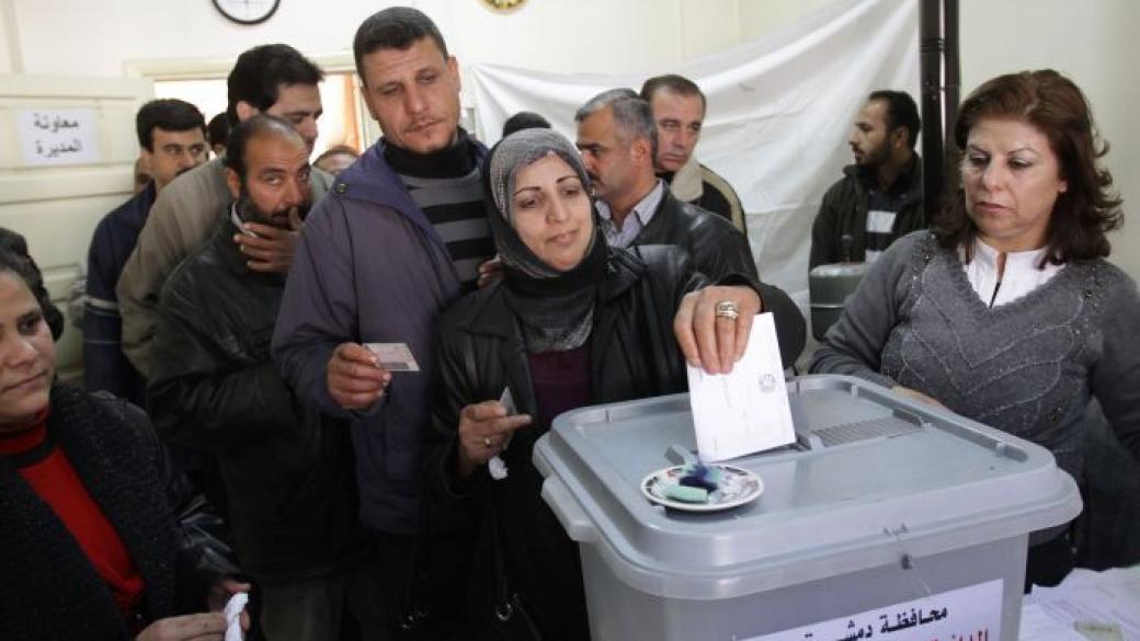 Парламентарни избори се провеждат в части от Сирия