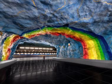 Галерия в метрото на Стокхолм