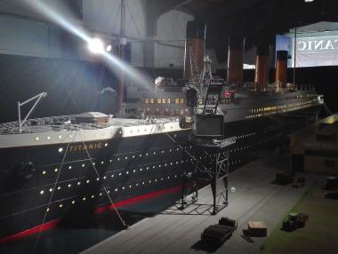 В Испания представиха най-големия модел на Титаник в света