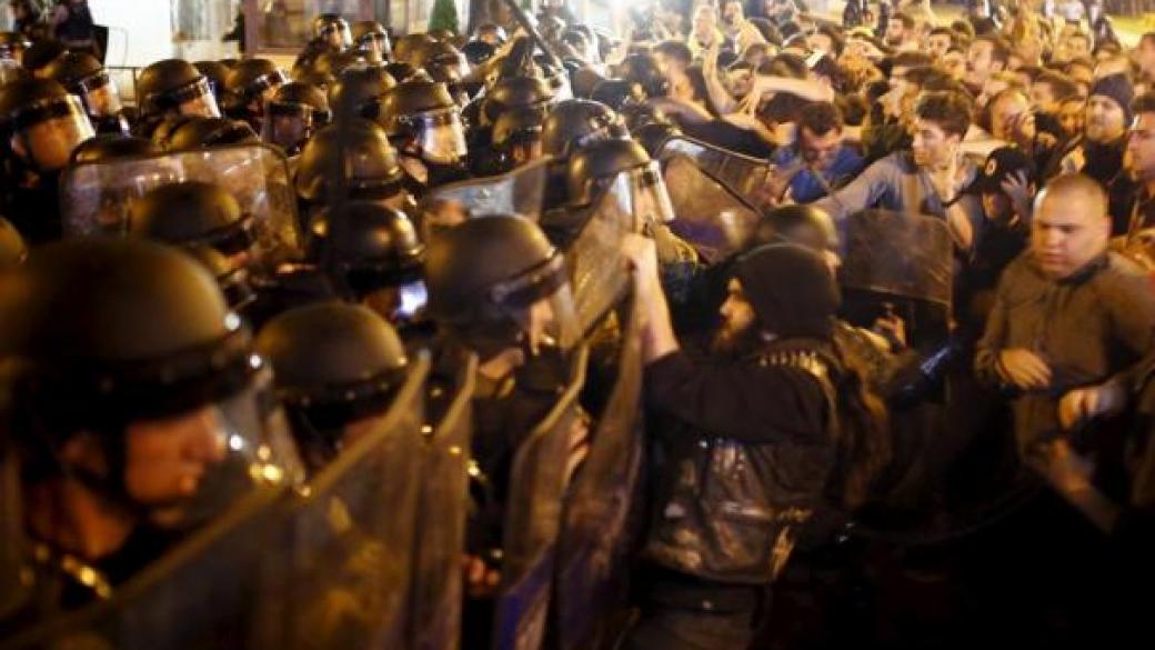 Четвърта поредна вечер на протести в Македония
