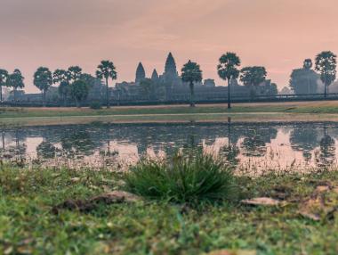 Изгревът над Ангкор Ват
