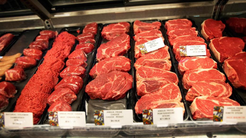 Дания налага данък върху червеното месо