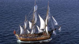 Откриха кораба на легендарния капитан Кук