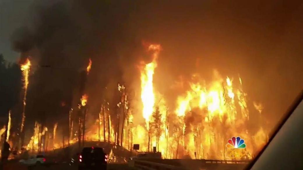 Огнeн ад в Канада, властите евакуираха десетки хиляди