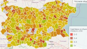 Интерактивна карта показва успеха на българските училища във всеки град