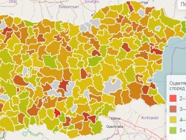 Интерактивна карта показва успеха на българските училища във всеки град