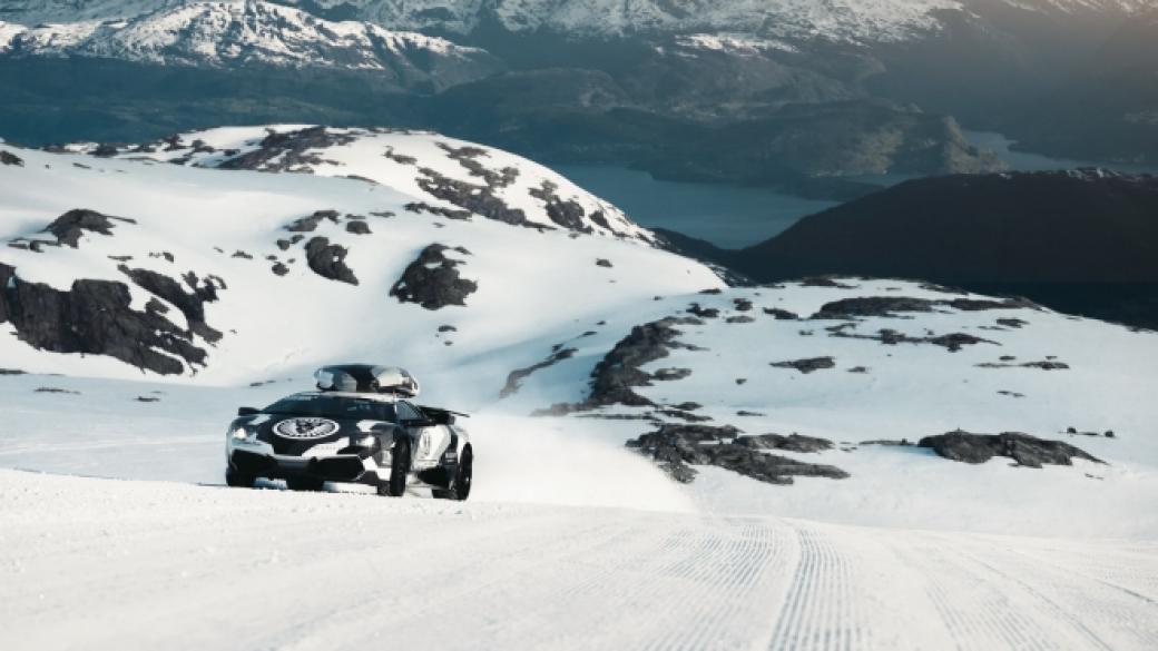 Да караш по ски писта с Lamborghini