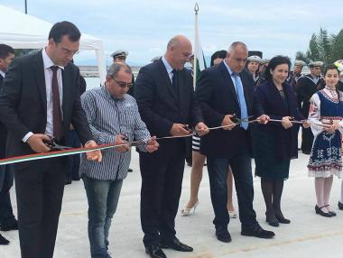 Борисов откри новото рибарско пристанище в Поморие