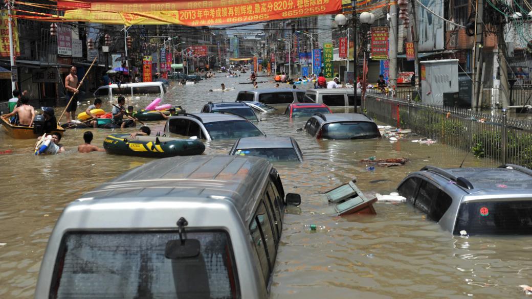 4600 души са евакуирани заради наводнения в Китай