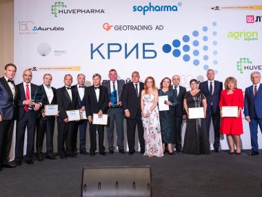 Водещи компании са големите победители на наградите на КРИБ