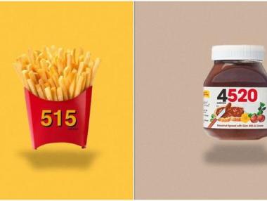 Ако опаковките показваха калориите, съдържани в храната