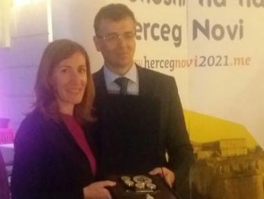 Ангелкова с награда Личност на туризма на Балканите