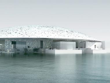 Лувърът в Абу Даби вече плава