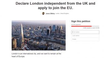 Идея: Лондон се отделя от Великобритания, за да остане в ЕС