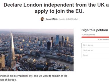 Идея: Лондон се отделя от Великобритания, за да остане в ЕС