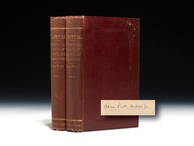 Над £80 хил. за първото издание на „Капиталът“ на Маркс