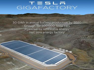 Tesla раздава покани за откриването на гигафабриката си