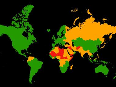 Най-опасните държави за туризъм