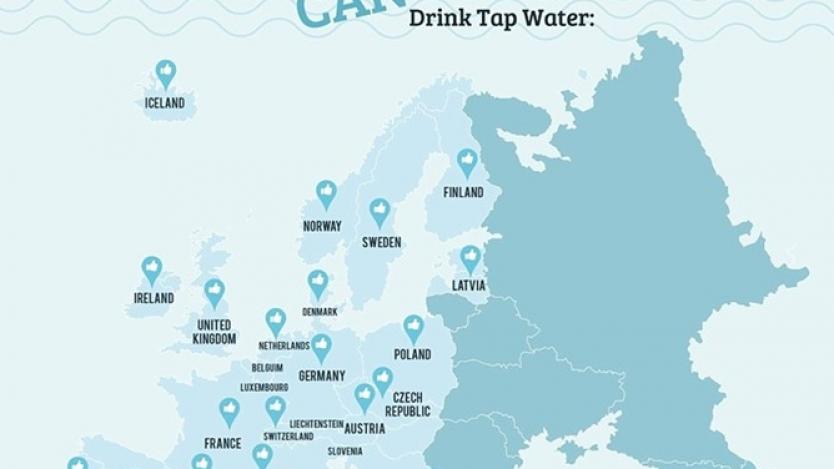 Чешмяната вода в България не е годна за пиене