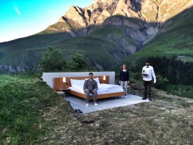 В Швейцария откриха хотел без стени и покрив