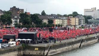 20 000 души на митинг в Кьолн в подкрепа на Ердоган