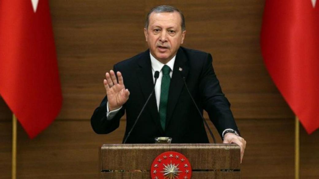 Ердоган: 57% от турските граждани подкрепят смъртното наказание