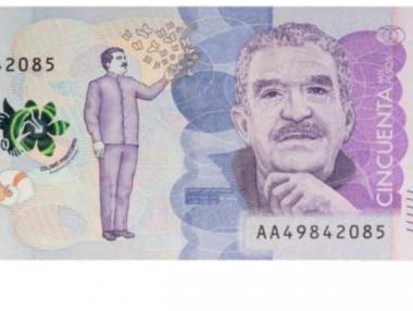 Колумбия увековечи Маркес върху банкнота