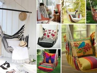 Осем идеи за красиви градински столове