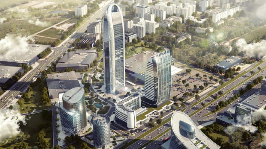 Строят първия небостъргач в София