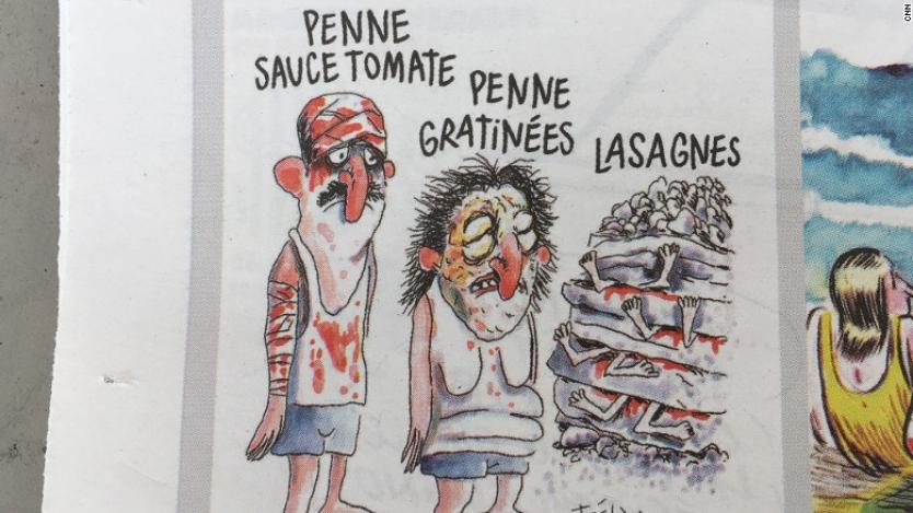 Италия възмутена от карикатура на „Шарли Ебдо“