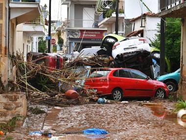 Извънредно положение в Гърция заради наводненията