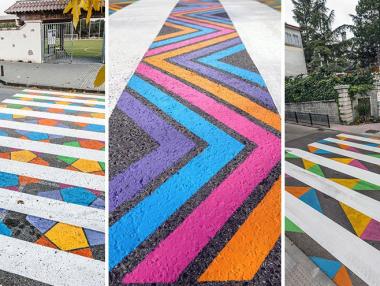 Българин рисува уникални пешеходни пътеки в Мадрид