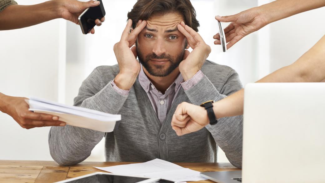 Стресът на работа води до здравословни проблеми