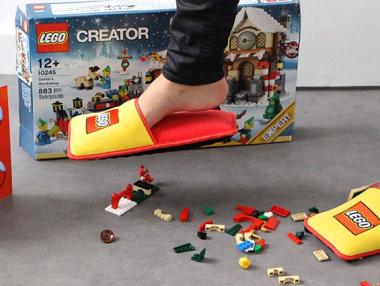 Lego създаде антилего чехли