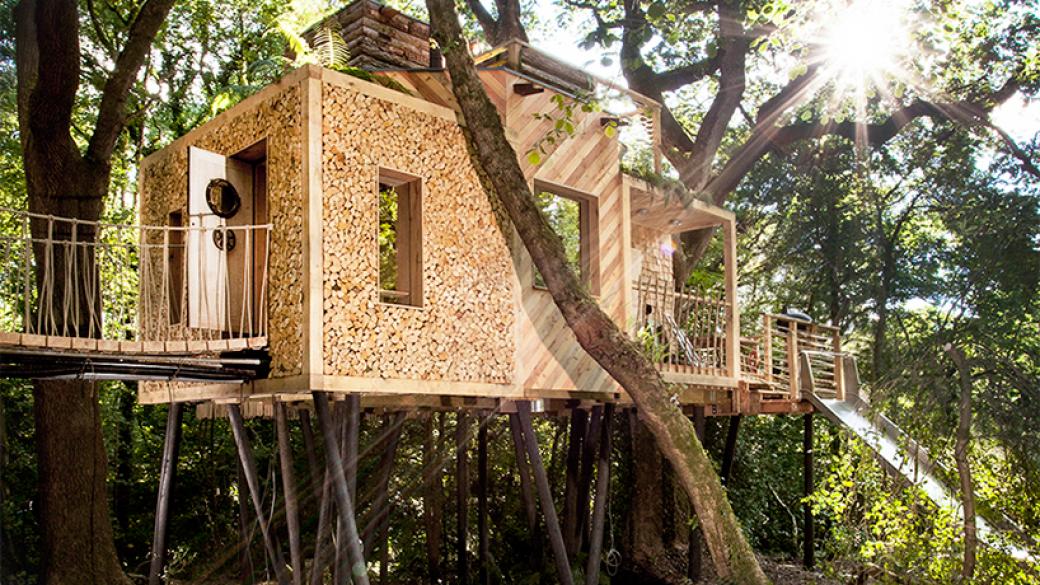 Луксозна екологична къща в гората