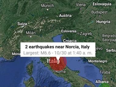 Италия след земетересението