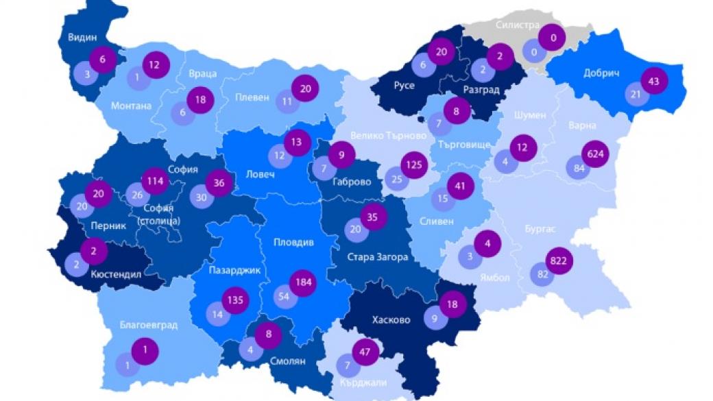 Най-много жилищни сгради се строят във Варна, Бургас и Пловдив